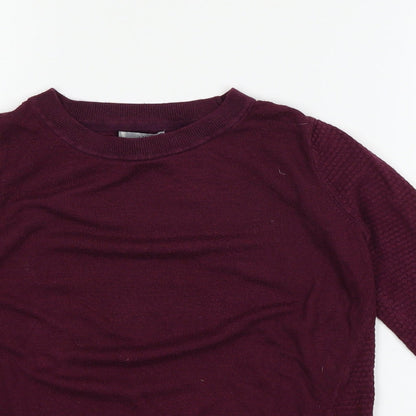 Womens UK Size S H&M Purple Pullover Jumper