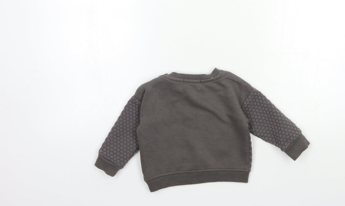 Primark Baby Grey   Pullover Jumper Size 6-9 Months