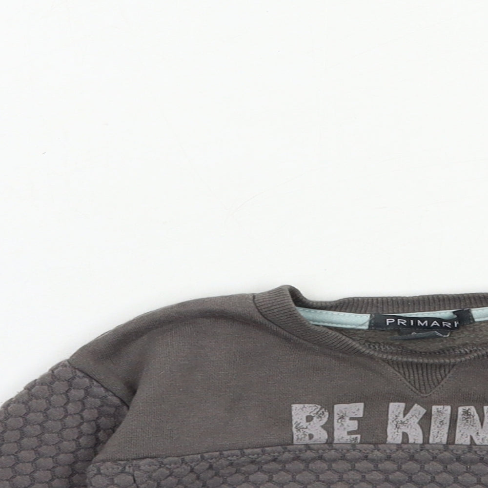 Primark Baby Grey   Pullover Jumper Size 6-9 Months