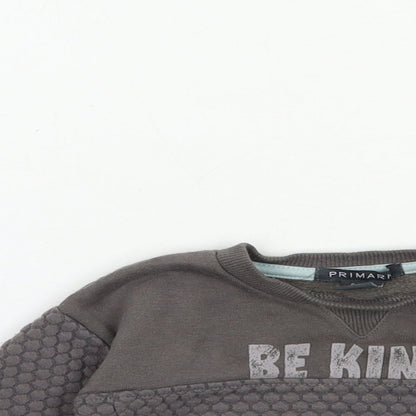 Primark Baby Grey   Pullover Jumper Size 6-9 Months