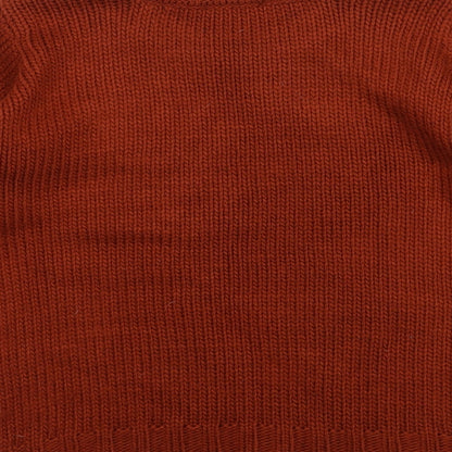 Womens UK Size S PEP&CO Brown Pullover Jumper
