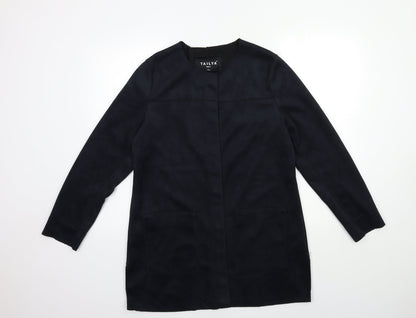 Tailya Womens Black   Overcoat Jacket Size XL