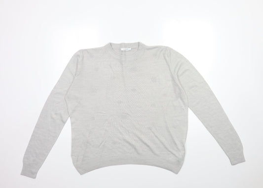Womens UK Size 14 Marks and Spencer Grey Pullover Jumper