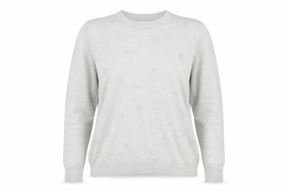 Womens UK Size 14 Marks and Spencer Grey Pullover Jumper