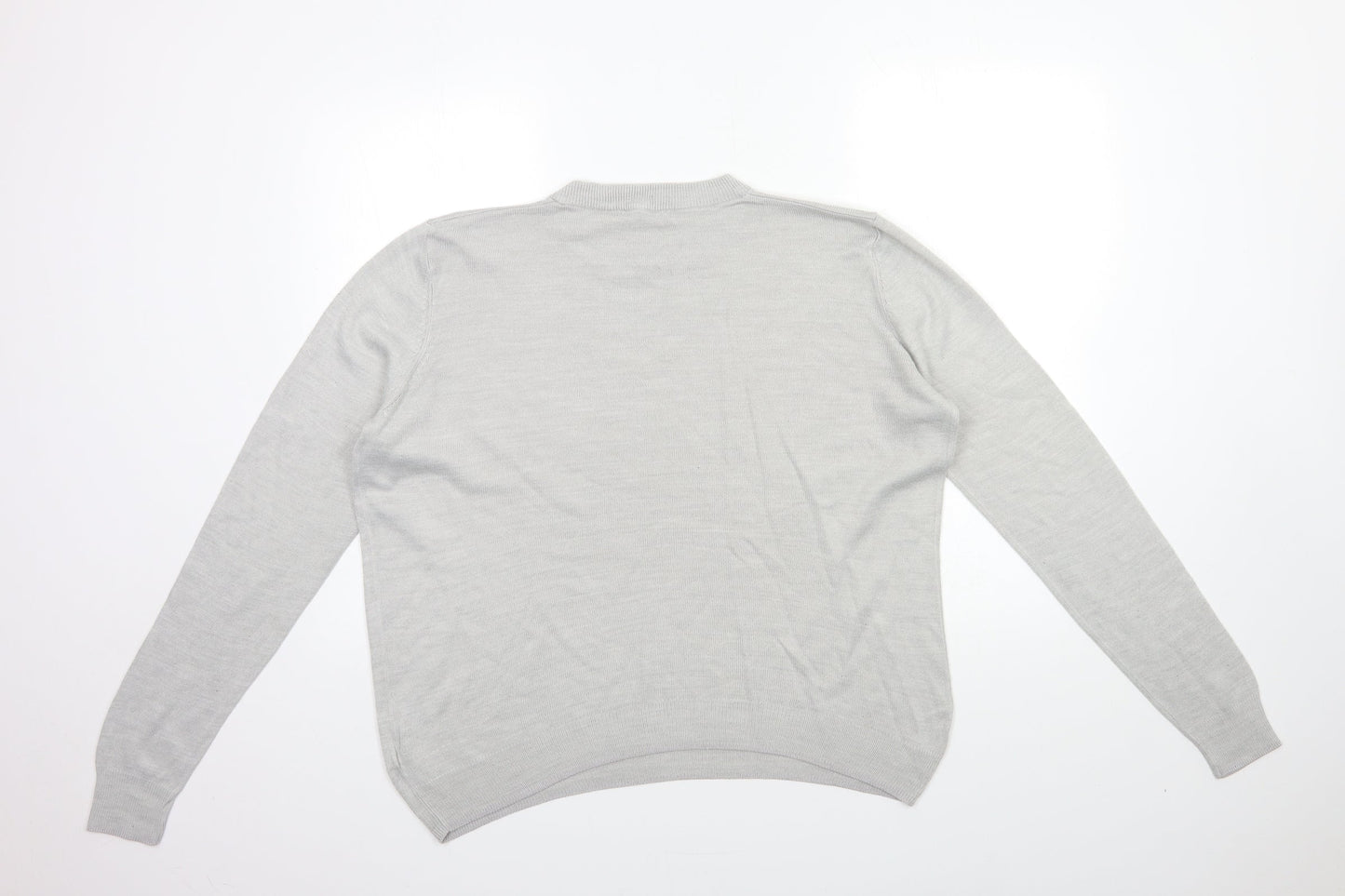 Womens UK Size 14 Marks and Spencer Grey Pullover Jumper