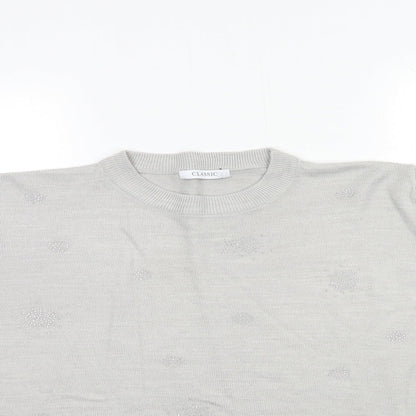 Womens UK Size 14 Marks and Spencer Grey Pullover Jumper