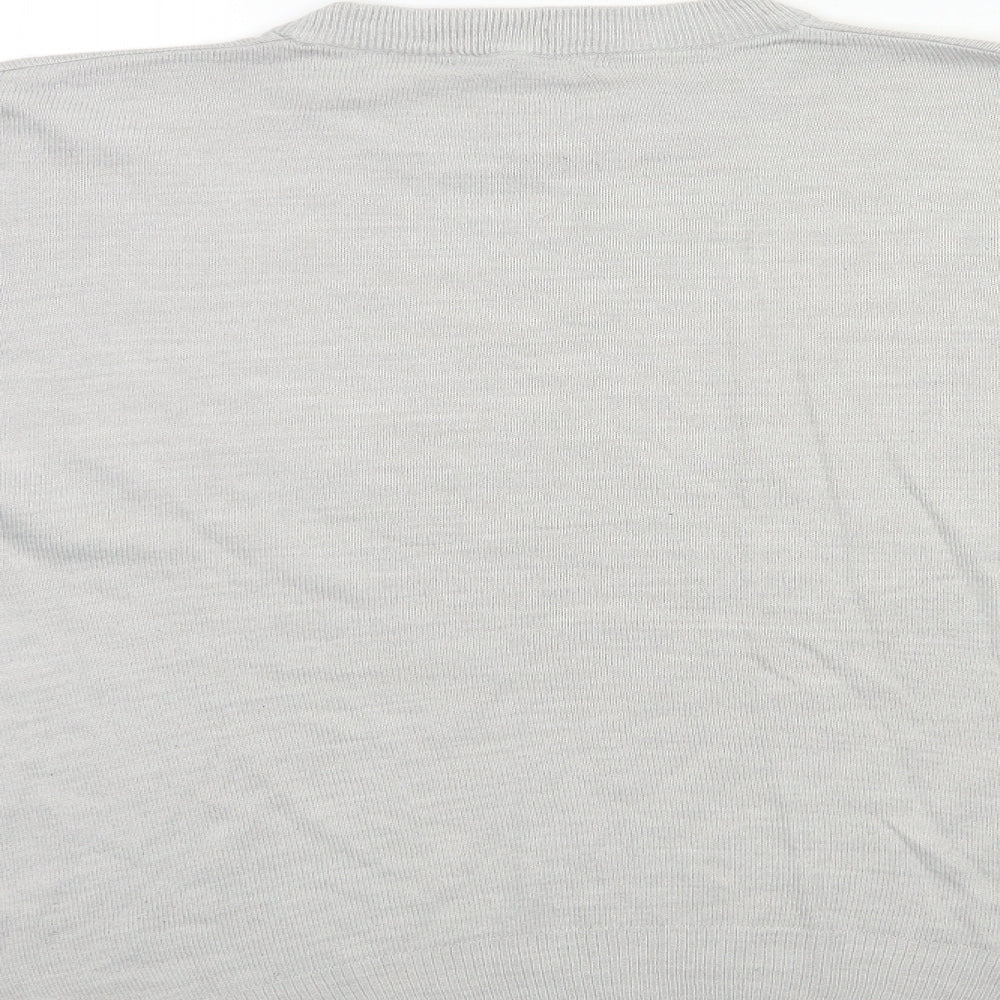 Womens UK Size 14 Marks and Spencer Grey Pullover Jumper