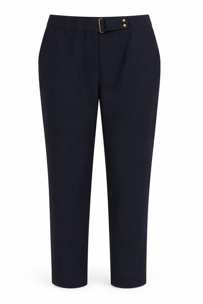 Womens UK Size 14 Marks and Spencer Regular Fit  Blue Trousers