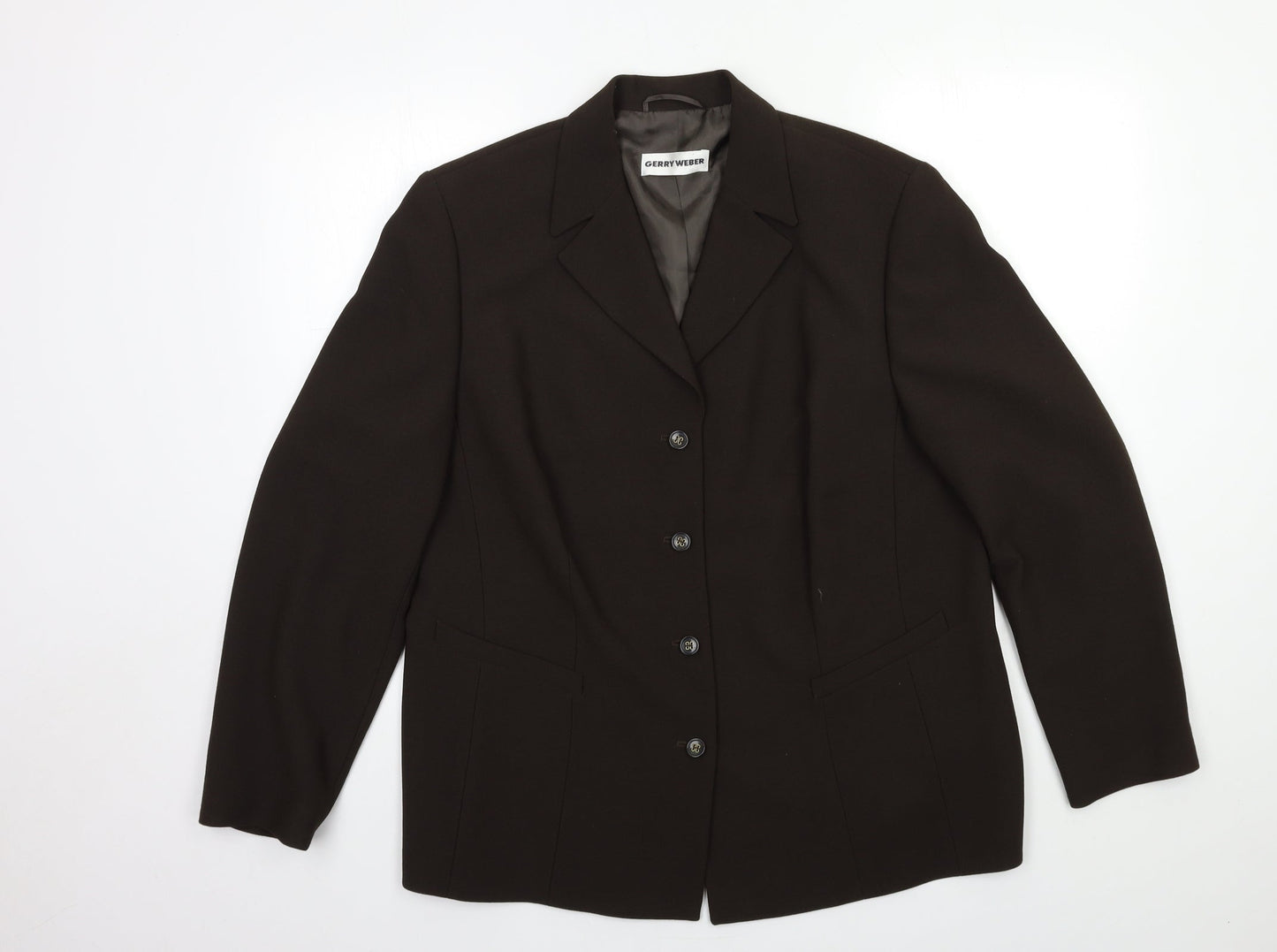 Gerry Weber Womens Brown   Jacket Blazer Size 18