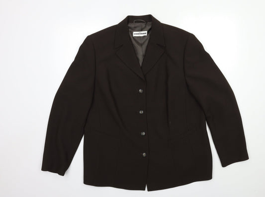 Gerry Weber Womens Brown   Jacket Blazer Size 18