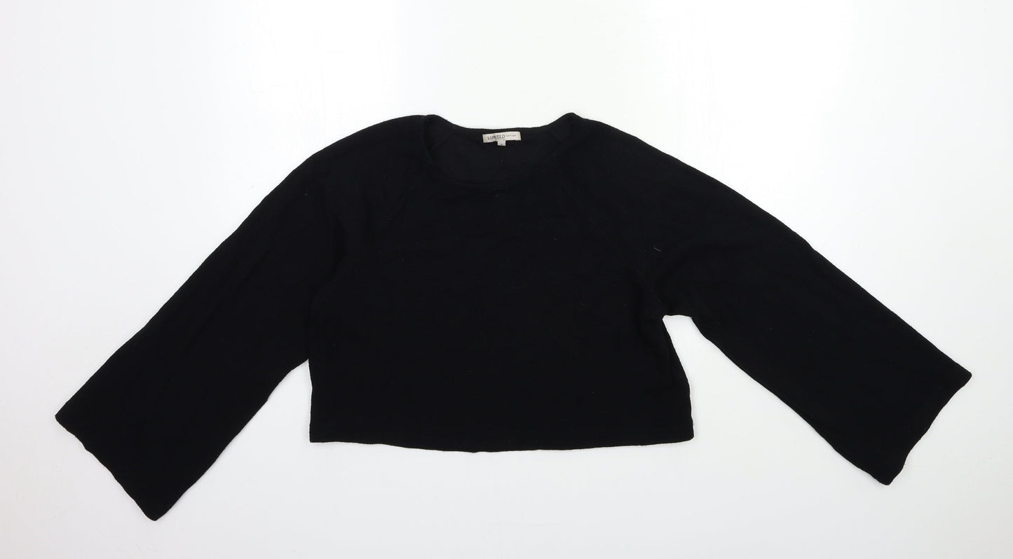 Womens UK Size 6 Marks and Spencer Black Basic Blouse
