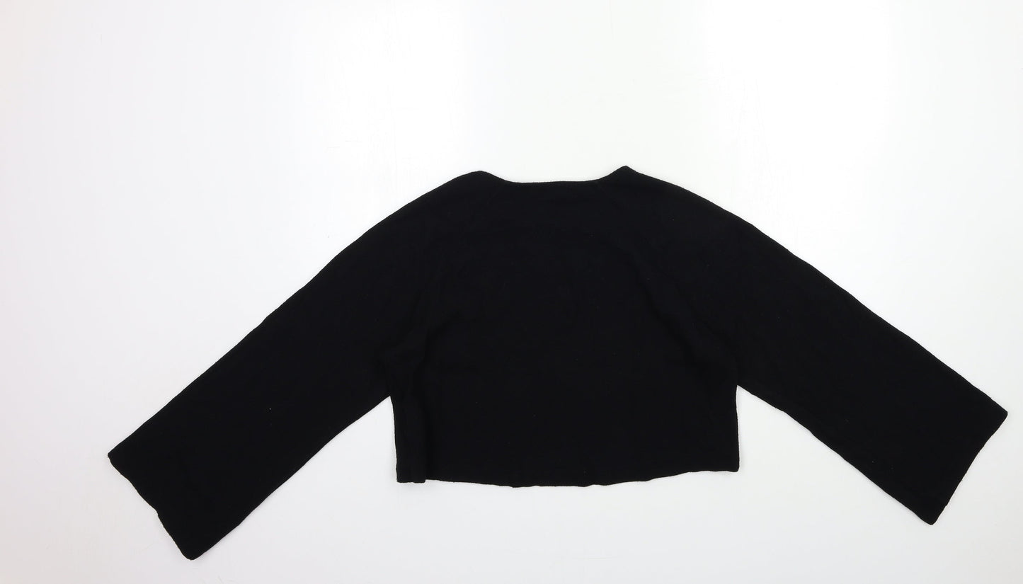 Womens UK Size 6 Marks and Spencer Black Basic Blouse