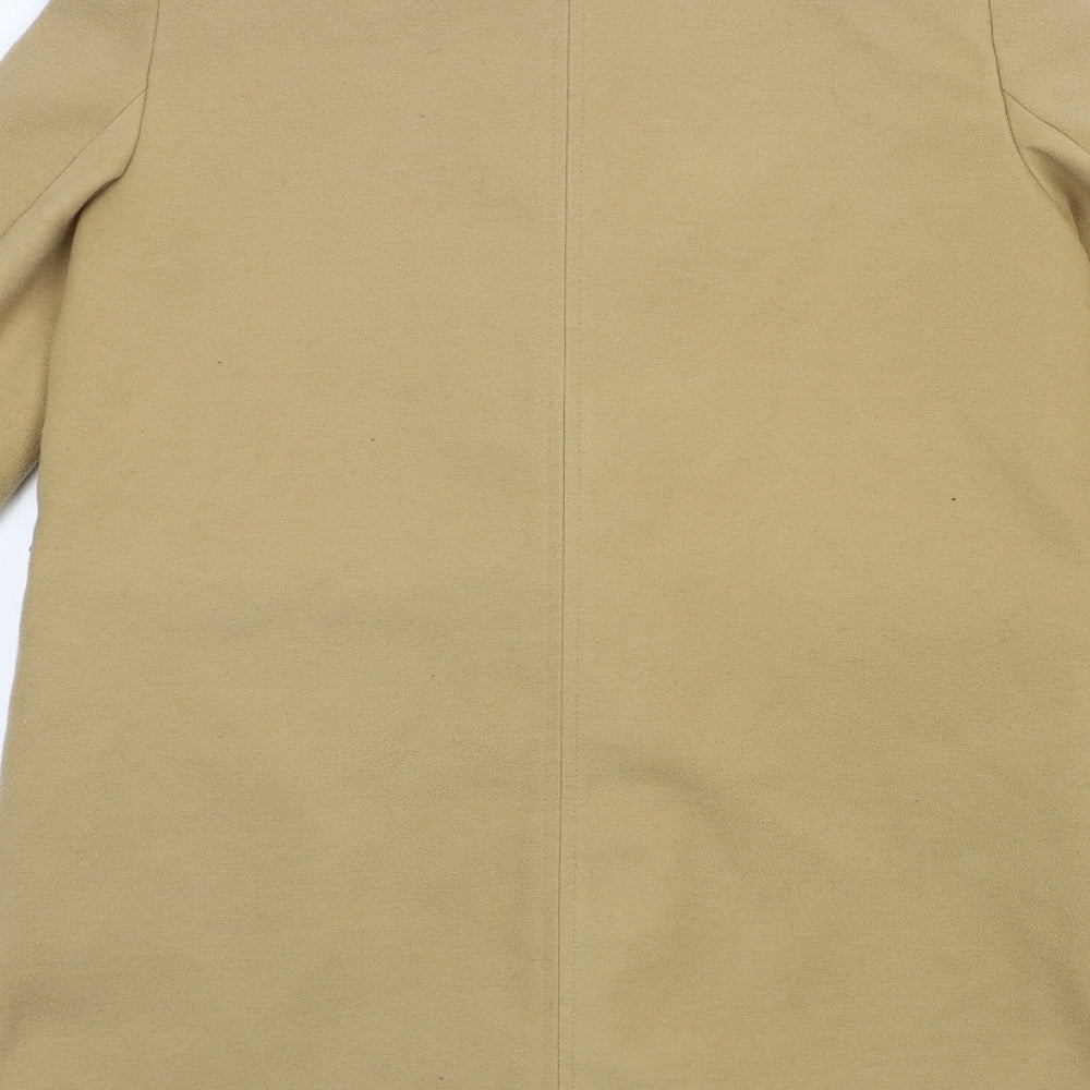 Womens UK Size 10 Topshop Brown Overcoat