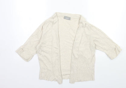 Womens UK Size S Wallis Beige Cardigan Jumper
