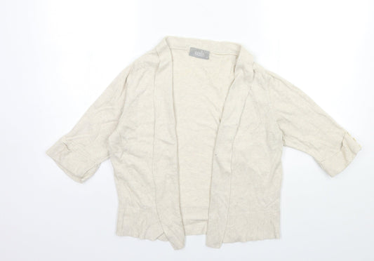 Womens UK Size S Wallis Beige Cardigan Jumper