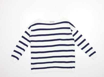 Womens UK Size L LV Clothing White Pullover Jumper