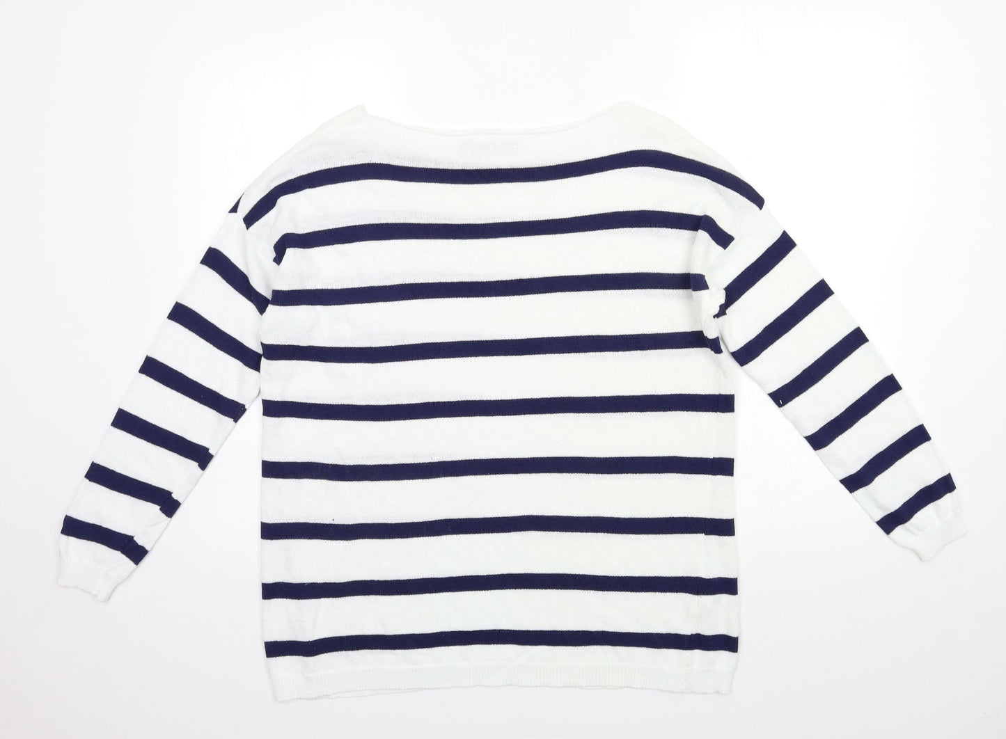 Womens UK Size L LV Clothing White Pullover Jumper