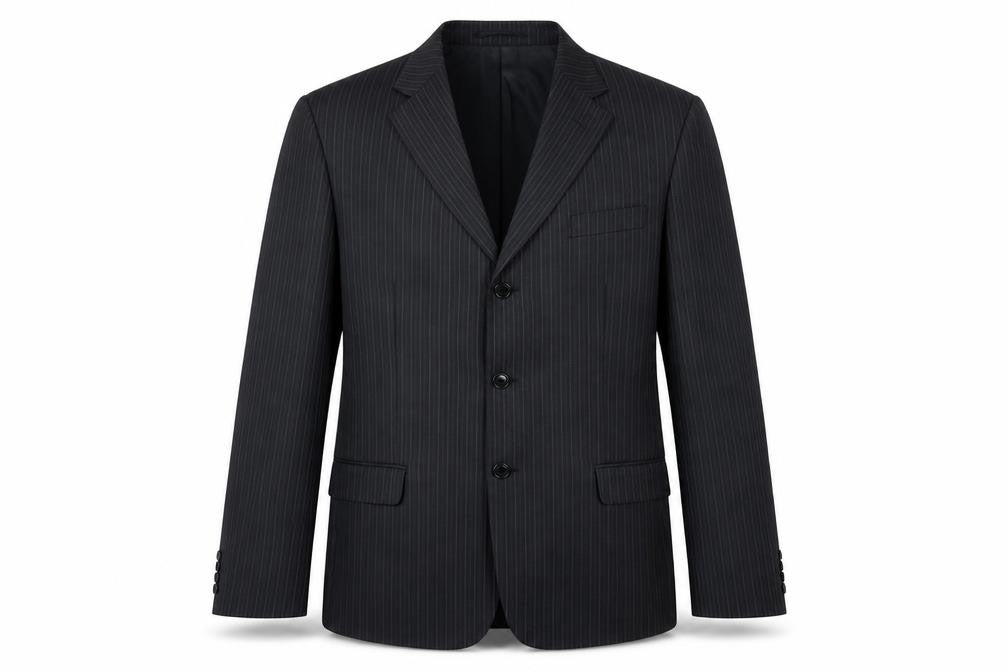 Mens UK Size 44 Preworn Regular Black Suit Jacket