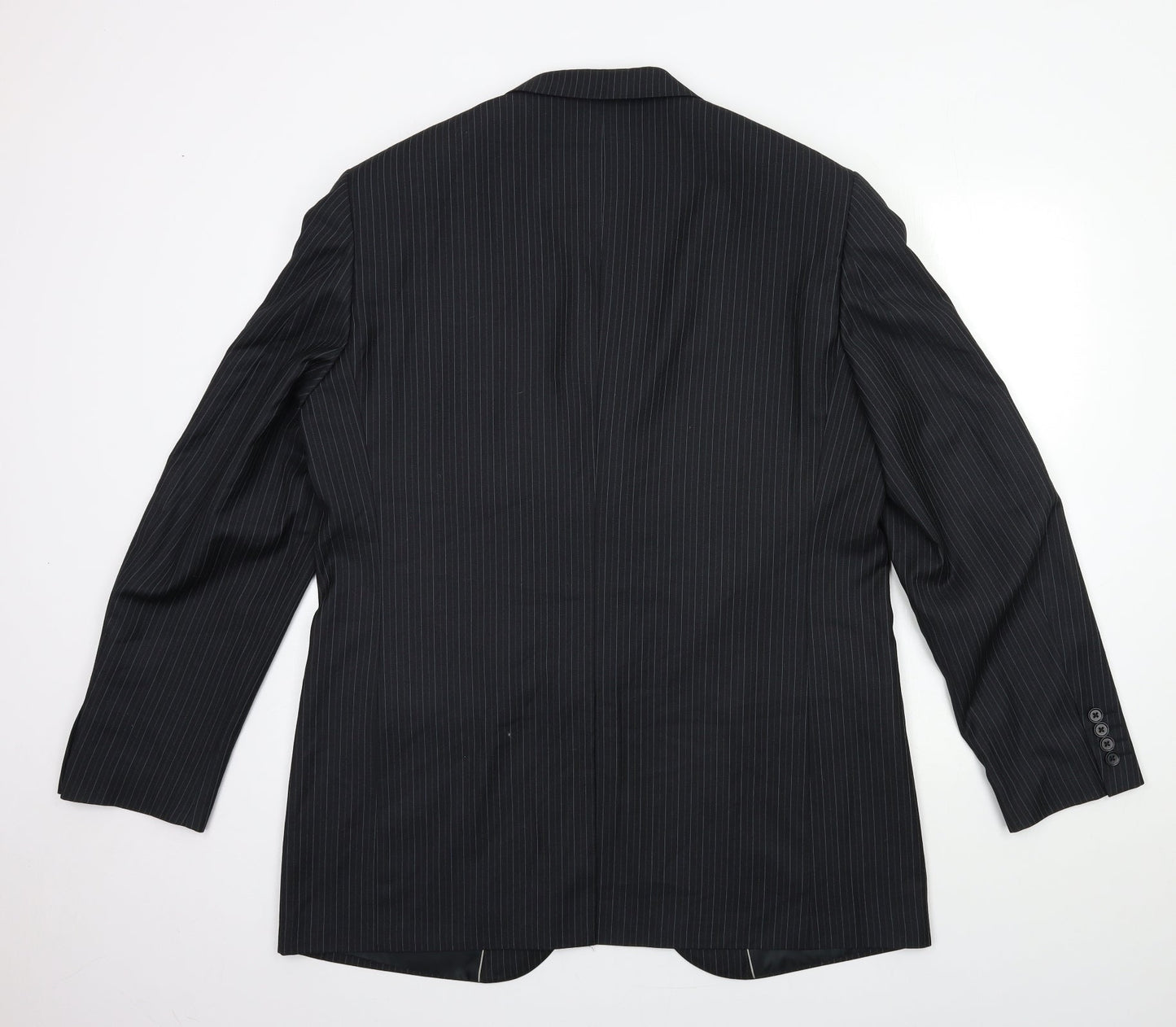 Mens UK Size 44 Preworn Regular Black Suit Jacket