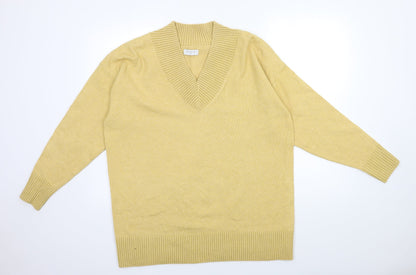 Womens UK Size M Papaya Beige Pullover Jumper