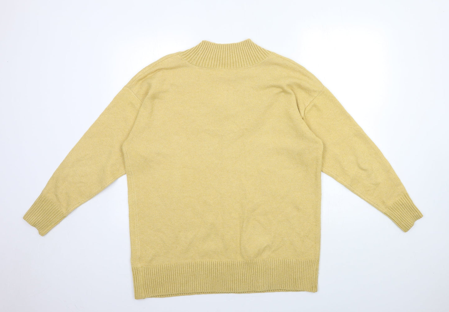 Womens UK Size M Papaya Beige Pullover Jumper