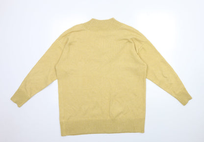 Womens UK Size M Papaya Beige Pullover Jumper