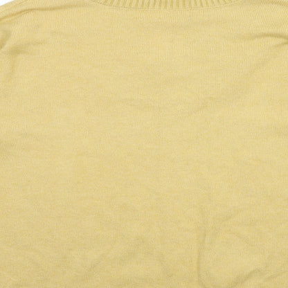 Womens UK Size M Papaya Beige Pullover Jumper