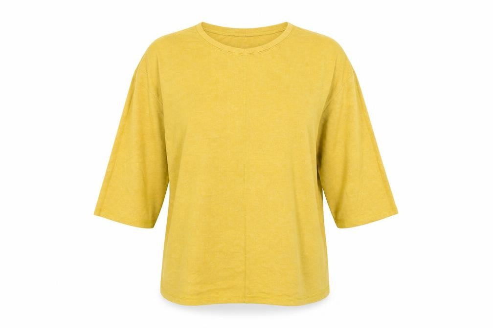 M&Co Womens Yellow  Knit Pullover Jumper Size 14
