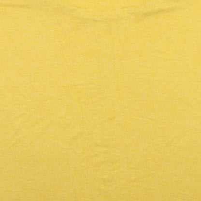 M&Co Womens Yellow  Knit Pullover Jumper Size 14