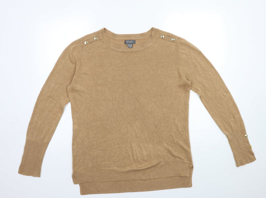 Primark Womens Brown  Knit Pullover Jumper Size 14
