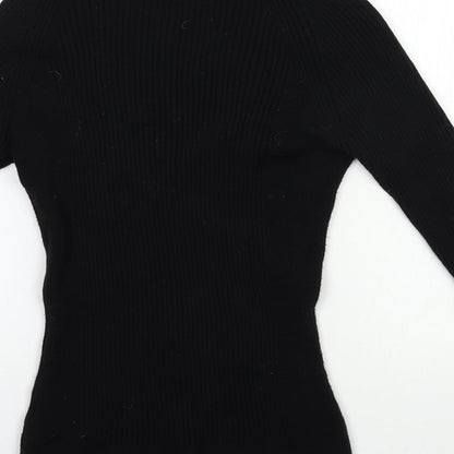 Primark Womens Black  Knit Pullover Jumper Size 14