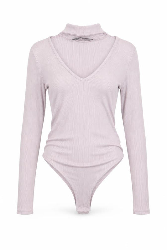 Womens UK Size 6 Missguided One-Piece Pink Bodysuit