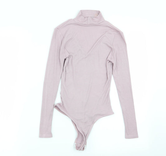 Missguided Womens Pink   Bodysuit One-Piece Size 6