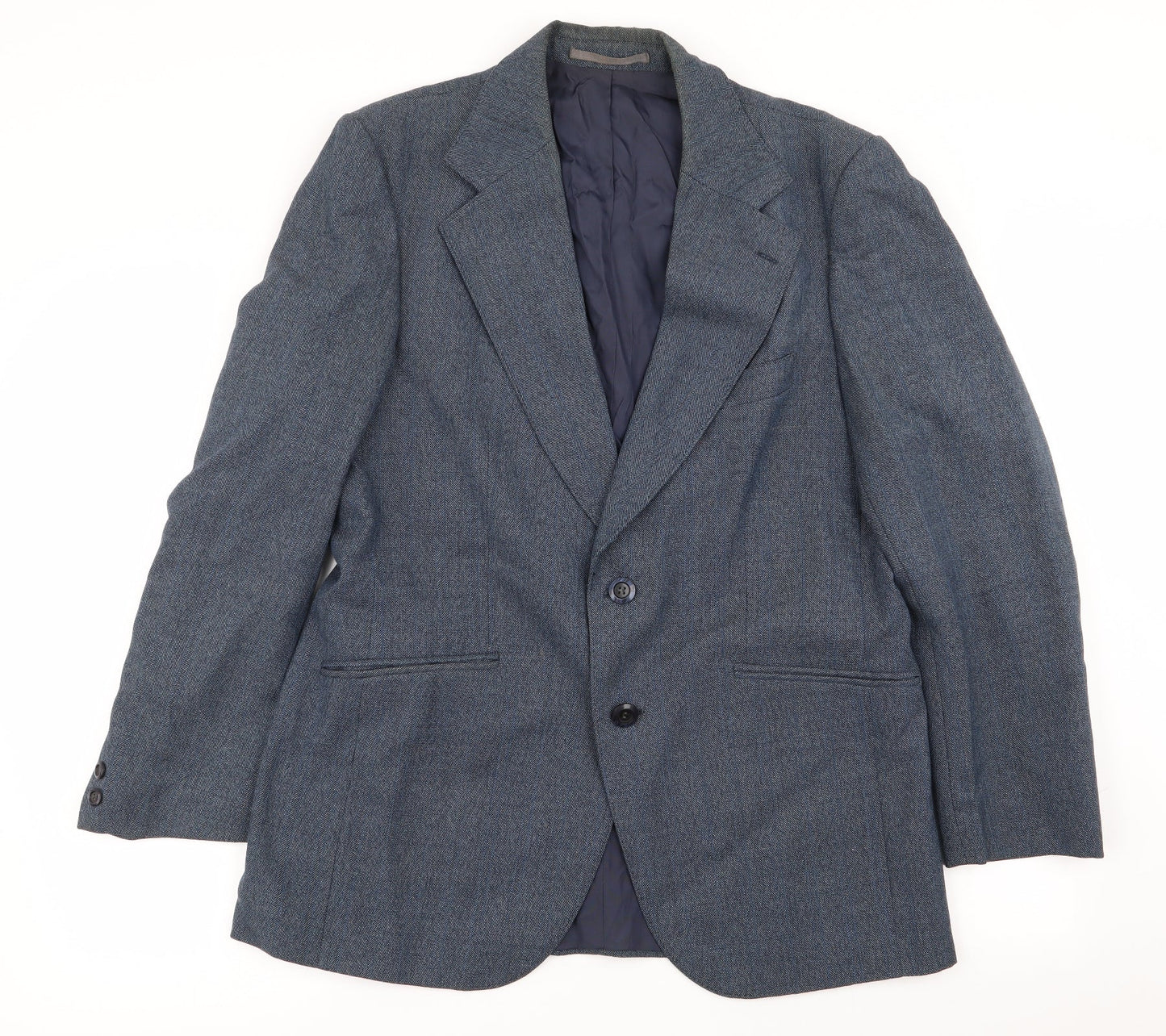Mens UK Size M varteks Regular Blue Suit Jacket