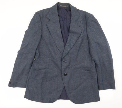 Mens UK Size M varteks Regular Blue Suit Jacket