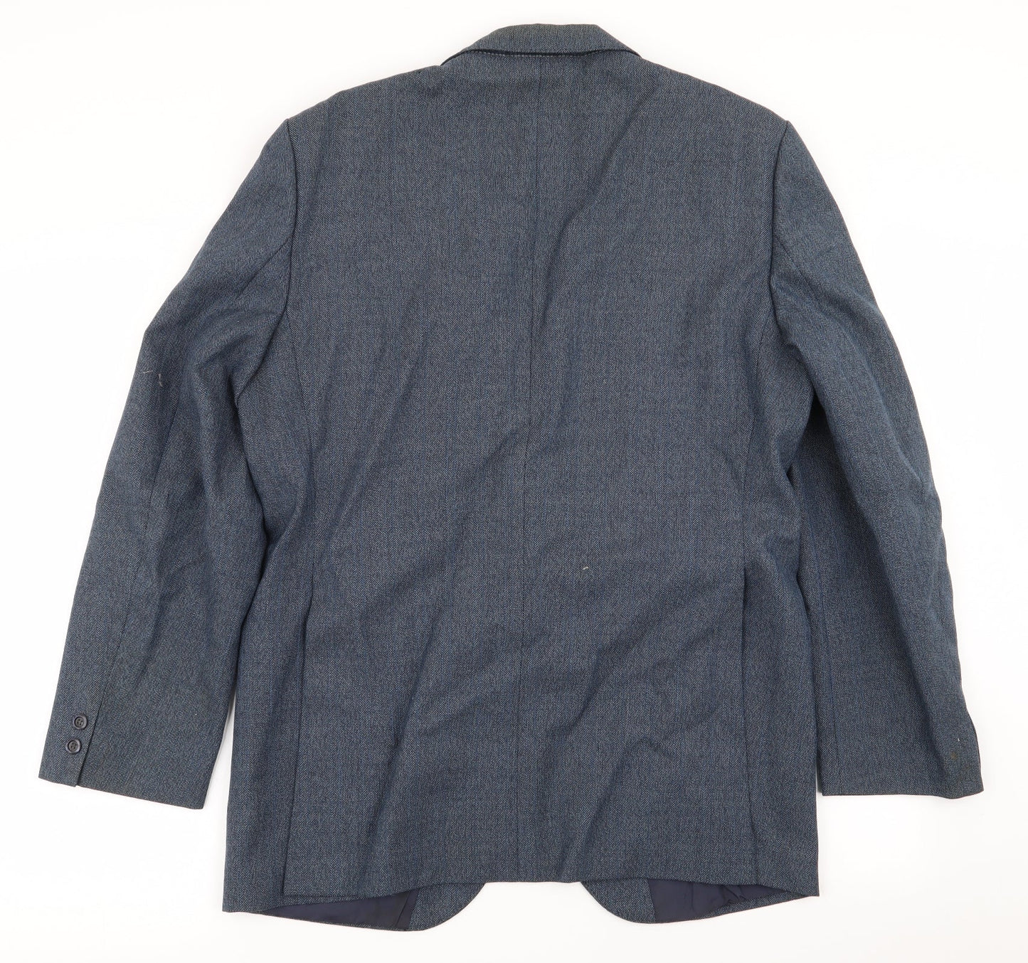 Mens UK Size M varteks Regular Blue Suit Jacket