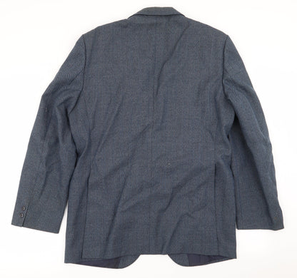 Mens UK Size M varteks Regular Blue Suit Jacket