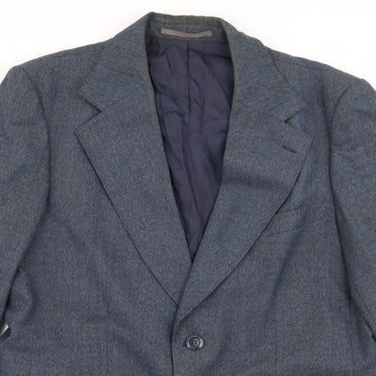 Mens UK Size M varteks Regular Blue Suit Jacket