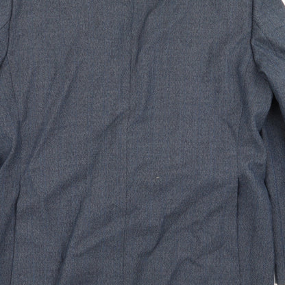 Mens UK Size M varteks Regular Blue Suit Jacket