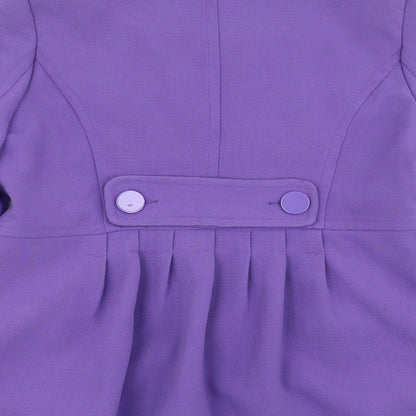 Primark Womens Purple   Overcoat Coat Size 12