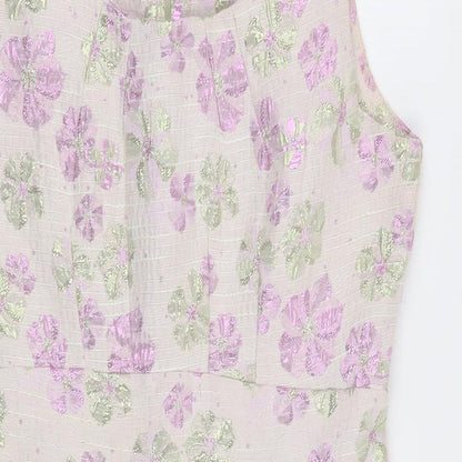 Uttam Boutique Womens Multicoloured Floral  Fit & Flare  Size 8