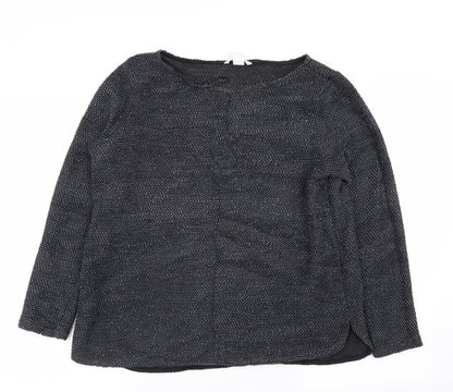 Womens UK Size M H&M Blue Pullover Jumper