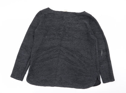 Womens UK Size M H&M Blue Pullover Jumper