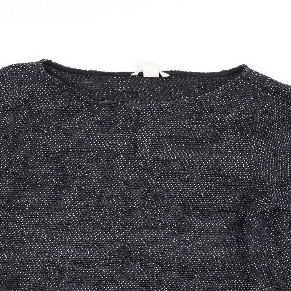 Womens UK Size M H&M Blue Pullover Jumper