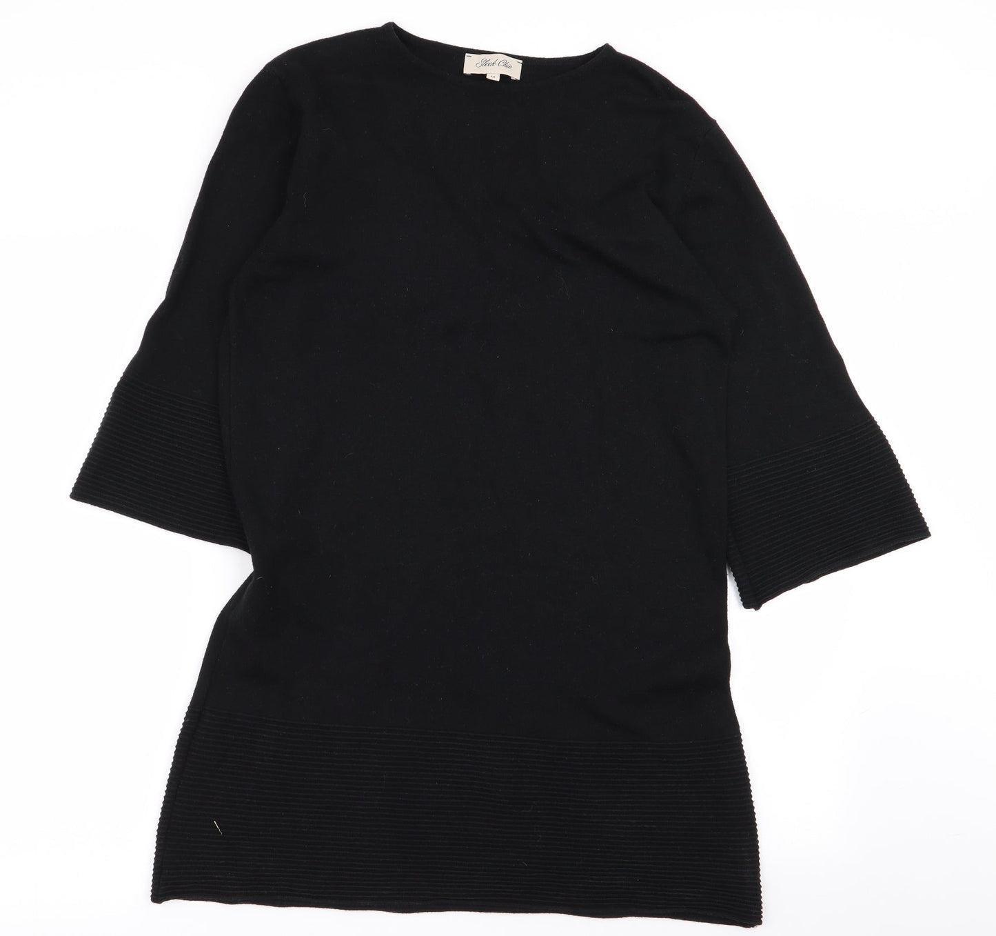 Sleek Chic Womens Black   Jumper Dress  Size M
