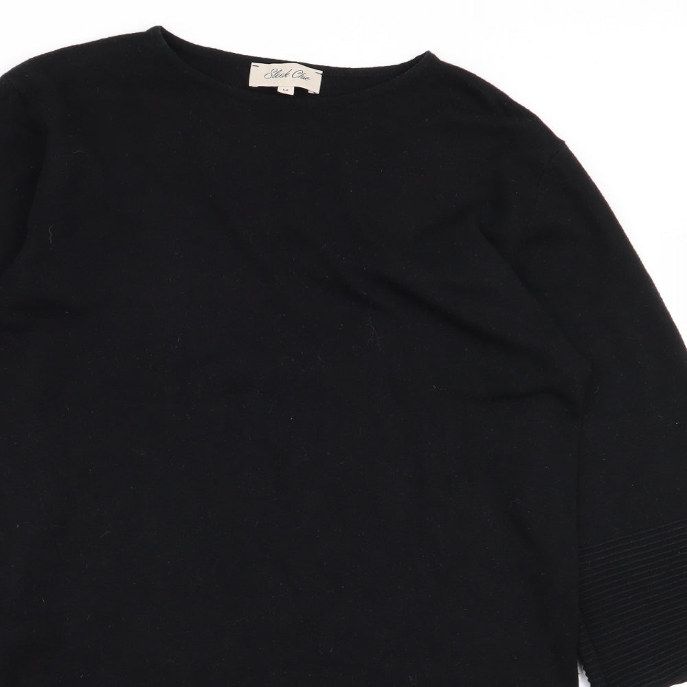 Sleek Chic Womens Black   Jumper Dress  Size M