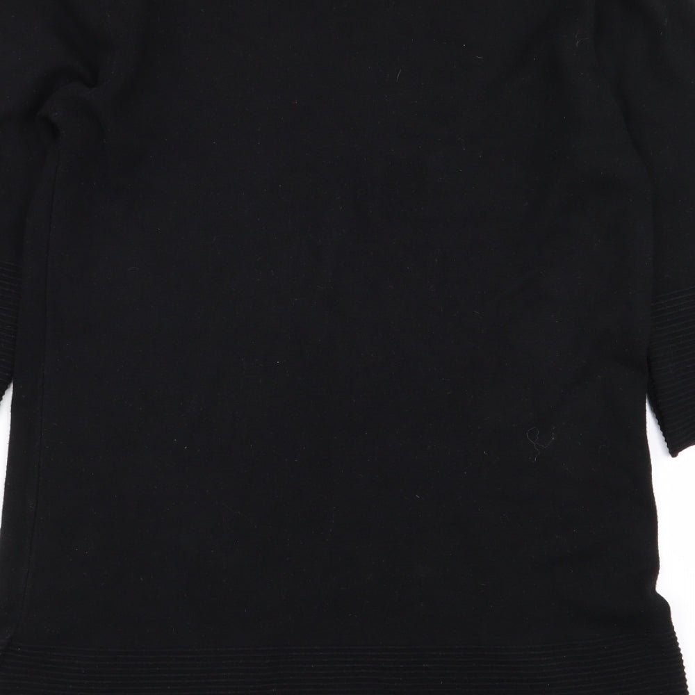 Sleek Chic Womens Black   Jumper Dress  Size M