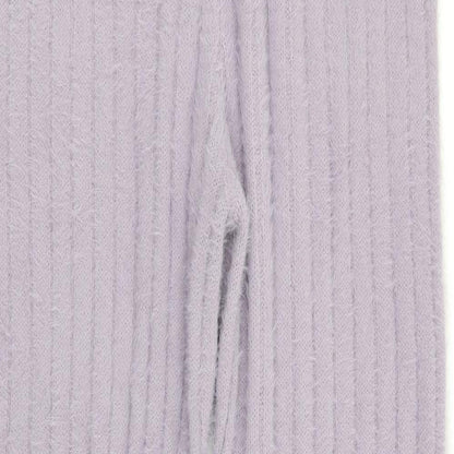 Womens UK Size M Boohoo Regular Fit  Purple Trousers