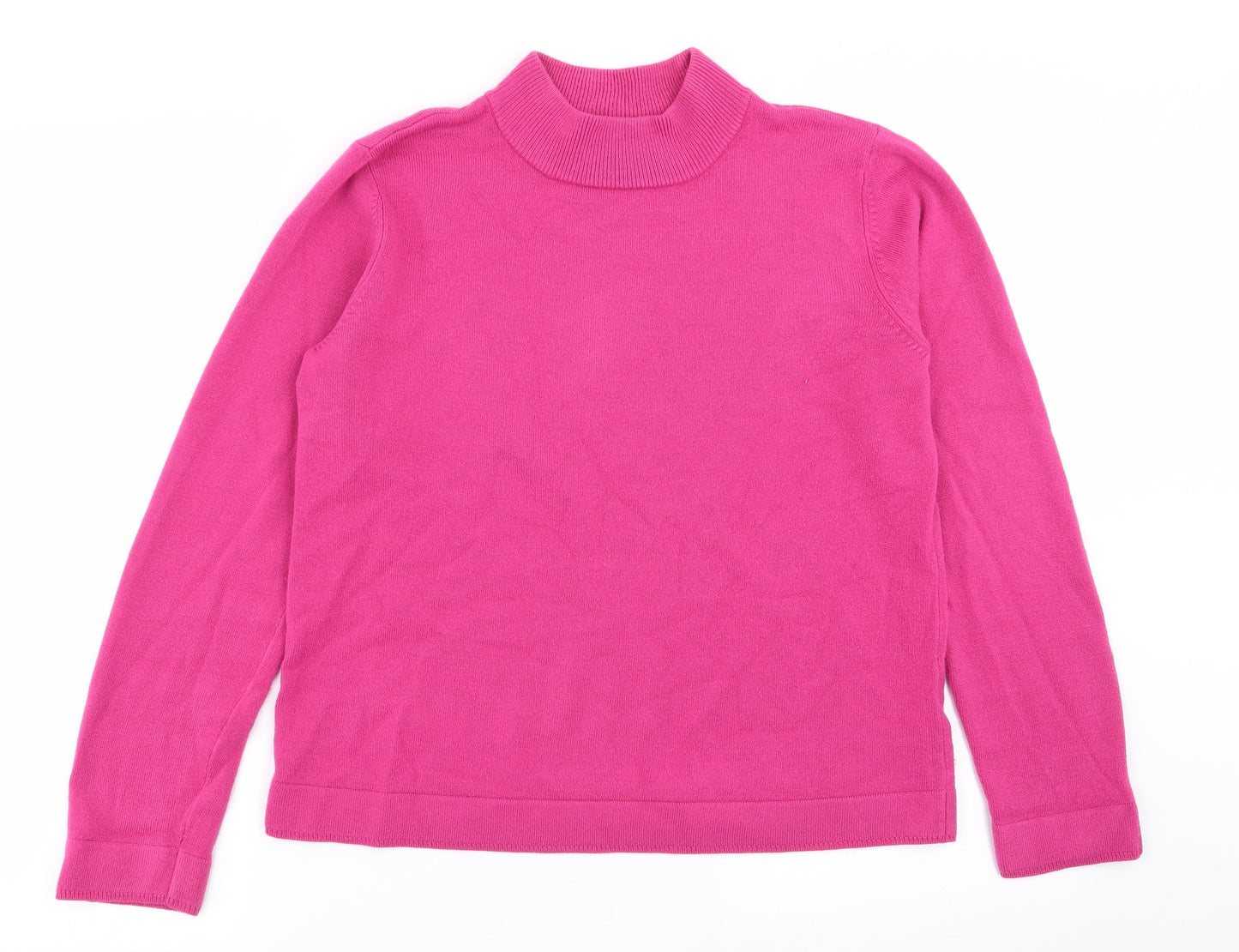 Womens UK Size S BM Pink Pullover Jumper