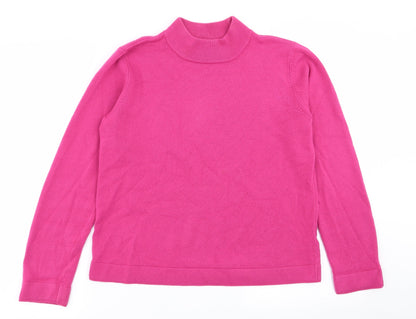 Womens UK Size S BM Pink Pullover Jumper